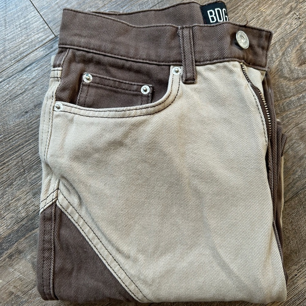 BDG color block jeans